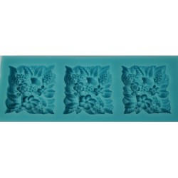 odlewy silikonowe motyw kwiaty -3 szt 4,5*11 cm