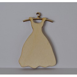 drew.sukienka na wieszaku 4*6 cm