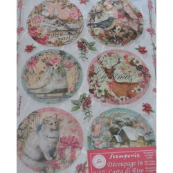 stamperia papier ryżowy A-4 DFSA4253
