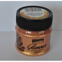 pentart farba glamur czer.zołto 50 ml