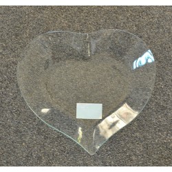 pentart szkło talerz serce 26*22,5 cm