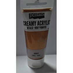 ***pentart farba creamy metal.brąz 60 ml