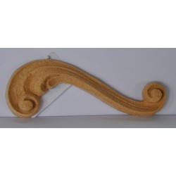 ***drew.dekor prawy zawijas 9 cm