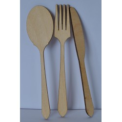 drew.sztućce kpl łyzka,widelec,nóż 3*13 cm