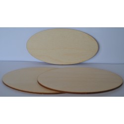 drew.tabliczka owalna 6,5*13 cm opk 3 szt
