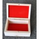 drew.szkatułka 13*8,5*5cm-czerwony flok w środku