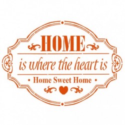 stamperia szablon KSD266 15*20 cm home sweet home