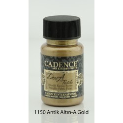 ***cadence farba do tkanin 50 ml intensywne złoto 1150