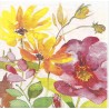 ***serwetka 33x33 K56 malowane kwiaty