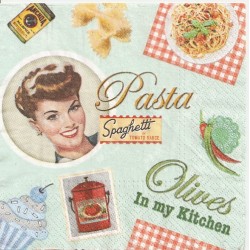 ***serwetka 33x33 I39 pasta, spaghetti
