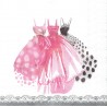 ***serwetka 25x25 I59 suknie 