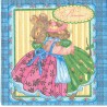 ***serwetka 33x33 DZ20 myszy w sukienkach