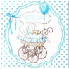 ***serwetka 25x25 DZ18 welcome baby