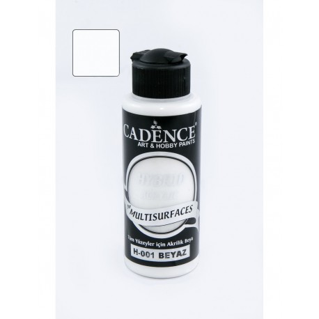 farba hybrydowa mat H-001 120ml biały