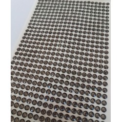 kryształki samoprzyl.4 mm czekolada 540 szt