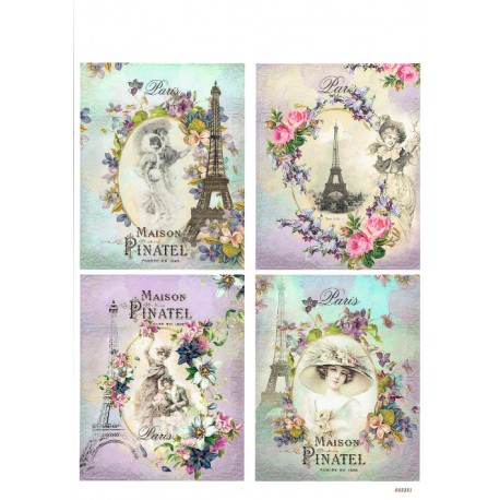 ***papier cienki A-4 2381 paris,damy