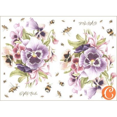 ***papier cienki A-3 1089-ca bratki