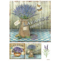 ***papier cienki A-4 3501 lawenda w konewce