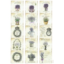 ***papier cienki A-4 1145 lawenda ramki