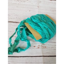 ***wstążka vintage 2-3 cm dl.1,20 cm turkusowa