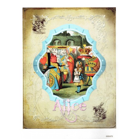 ***papier cienki A-4 2473 alicja ramka