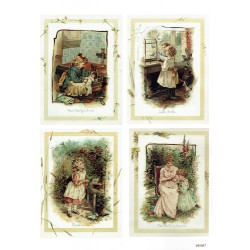***papier cienki A-4 3307 dzieci ramki