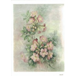 ***papier ryżowy A-5 1437 kwiaty dzwonki