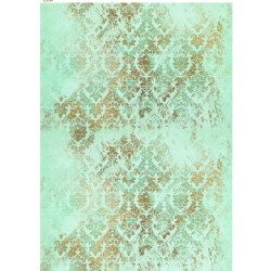 ***papier cienki A-3 3272 tło mieta