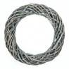 ***wianek wiklinowy 25 cm szary
