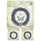 ***papier cienki A-4 4149 lawenda z motylem