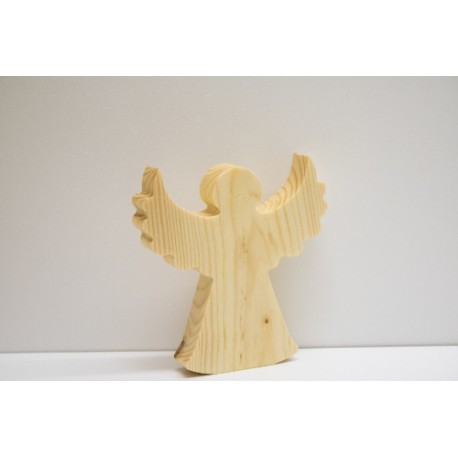 ***aniołek drewniany, 11x10x1,8 cm