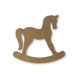 ***konik na biegunach mdf, 12x11x1,6 cm
