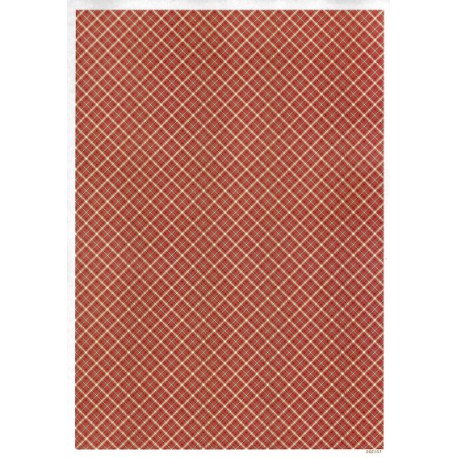 ***papier cienki A-4 5101 tło czerwona krata