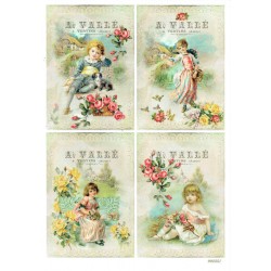 ***papier cienki A-4 2351 dzieci, midi obrazki