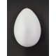 ***jajko plastikowe 16 cm -białe płaskie