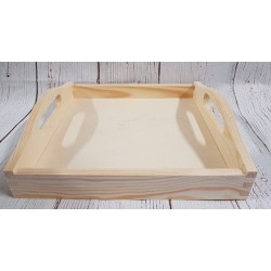 ***taca drewniana kwadrat 24*24cm