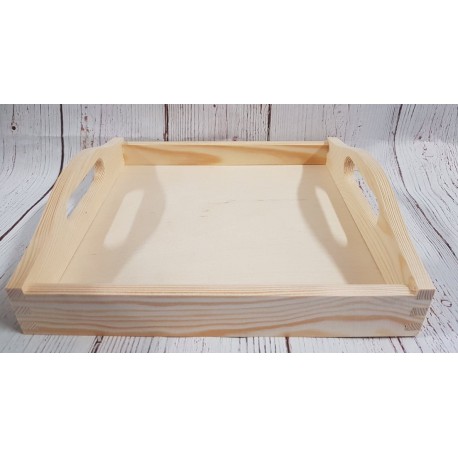 ***taca drewniana kwadrat 24*24cm