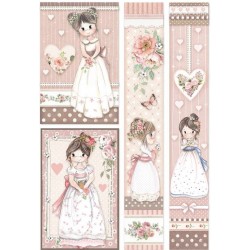 ***papier ryżowy A4 DFSA4452 little girl