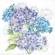 ***serwetka 33x33 K167 bluszcz konwali z sercem