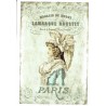 ***papier cienki A-6 1830 dama, paris, vintage